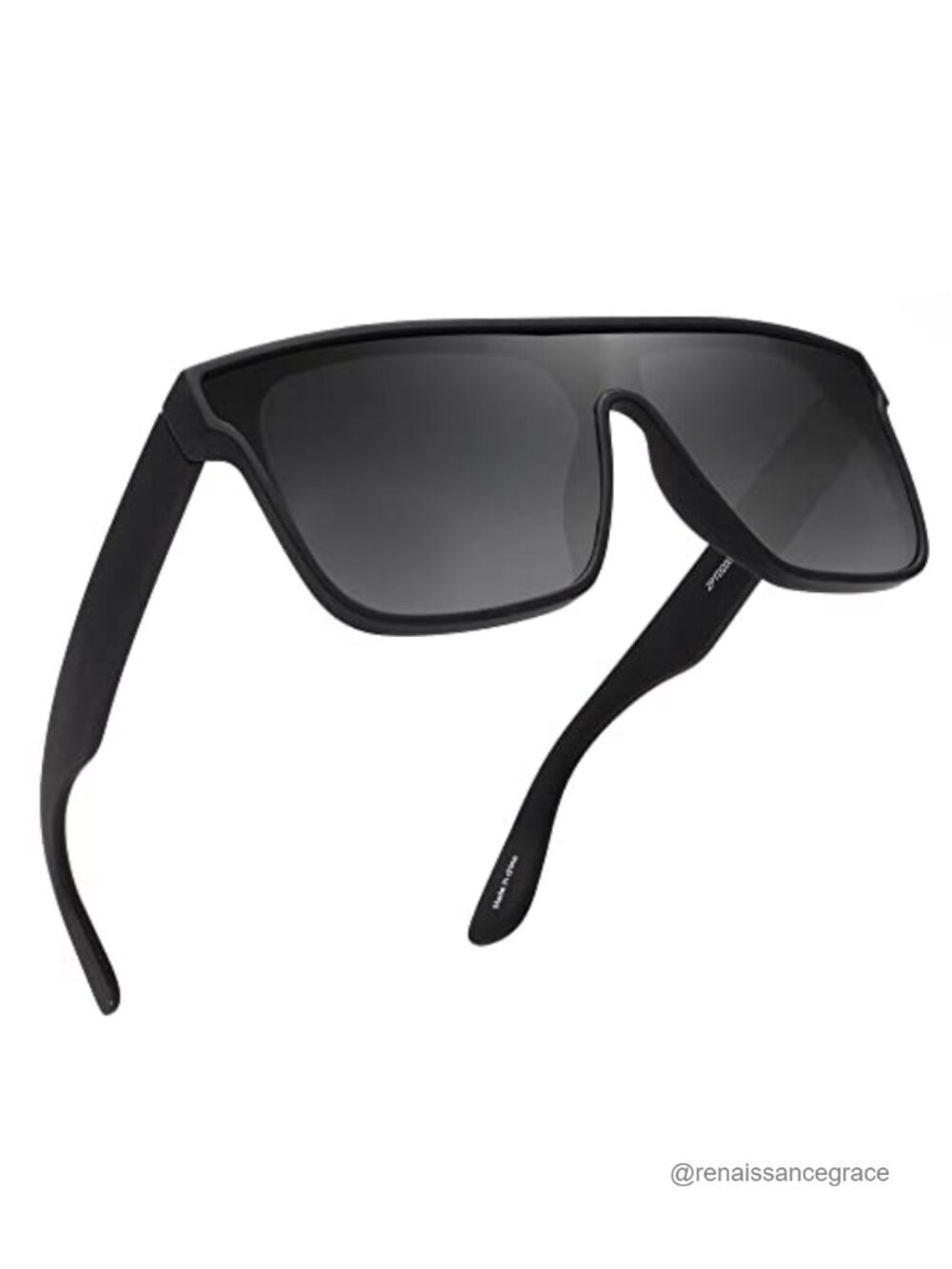Oversized Square Polarized Sunglasses UV400 Lightweight Shield UV Protection